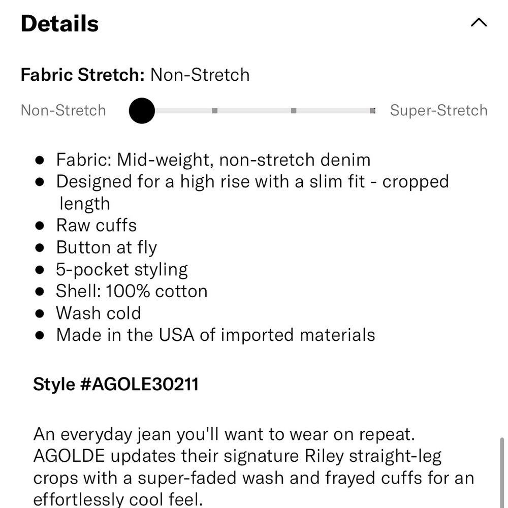 Agolde Riley Jeans - Picture 5 of 5